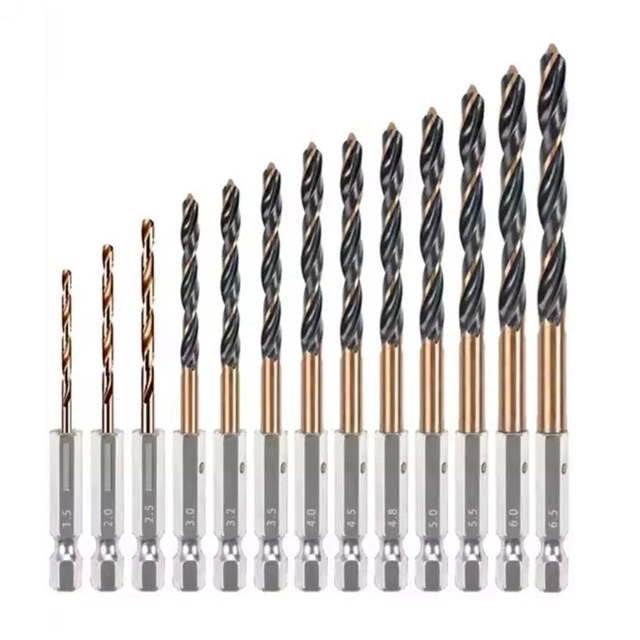 Lot De 6 Forets TITEX PLUS GUNTHER & CO - Allemagne - Diamètres Variés - Occasion