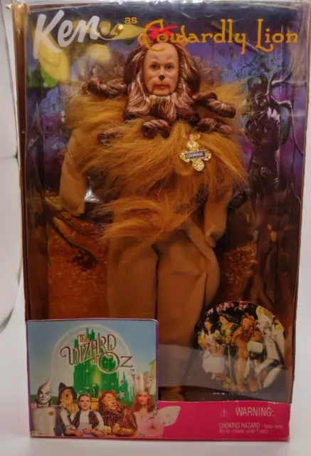 KEN as COWARDLY LION 1999 Barbie Mattel Wizard of Oz Fairytale Series 25814 -New