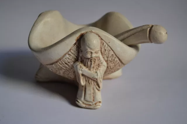 Almirez - Mortero de piedra Monjes con mazo en forma de pene - Asia - raro