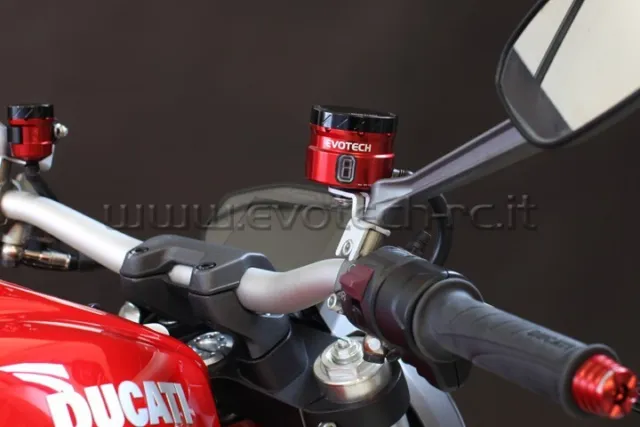 Evotech Vaschetta Serbatoio Olio Ergal Freno Ducati Hypermotard 950 2019-2021