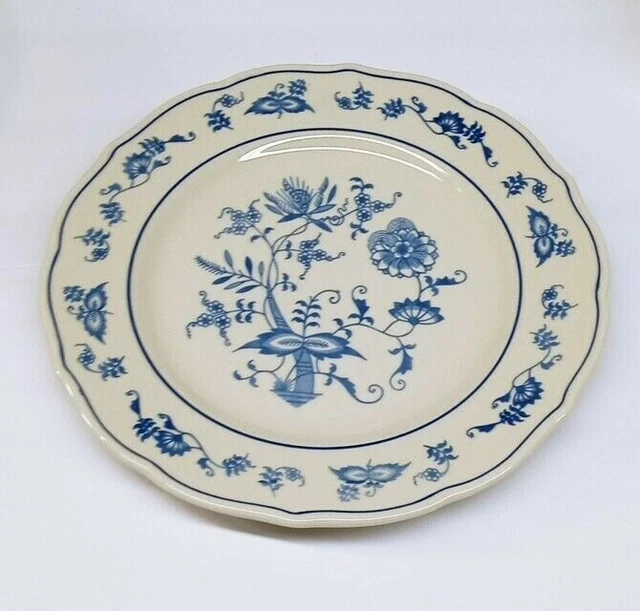 Syracuse China Restaurant ware Blue Onion? Dinner Plate