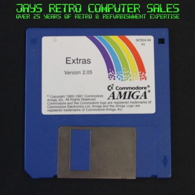 COMMODORE Amiga Workbench EXTRA font versione 2.05 testato funzionante 