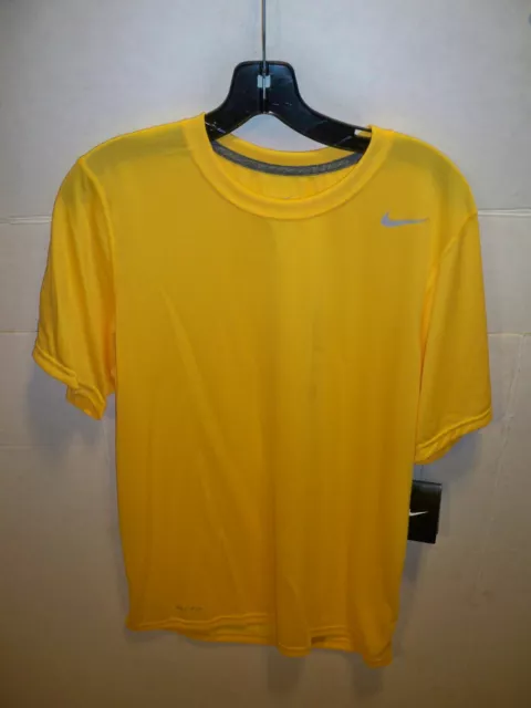 yellow nike dri fit shirt