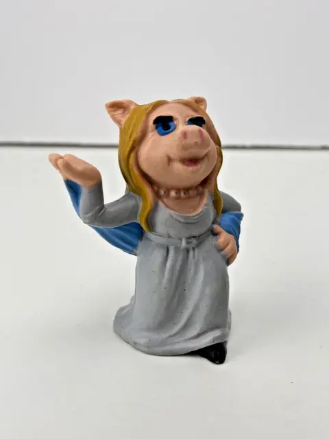 Vintage 1977 SCHLEICH Jim Henson Muppets 2'' Miss Piggy PVC Figure Portugal