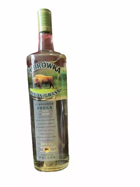 ￼ Rarität! Zubrowka Bisongrass Wodka Forest Edition (1 x 1 L) 1000 Ml