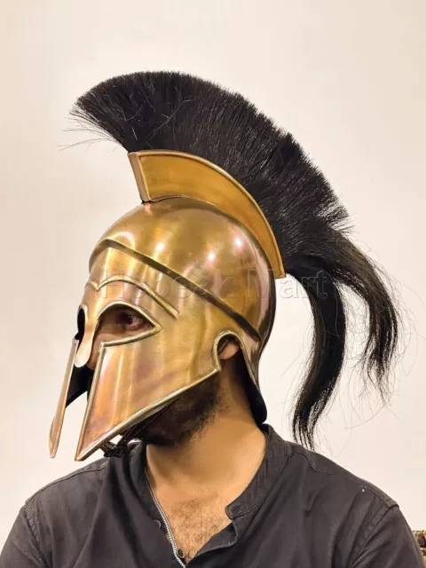 Casco medieval griego 300 película espartano gran rey Leónidas casco casco griego