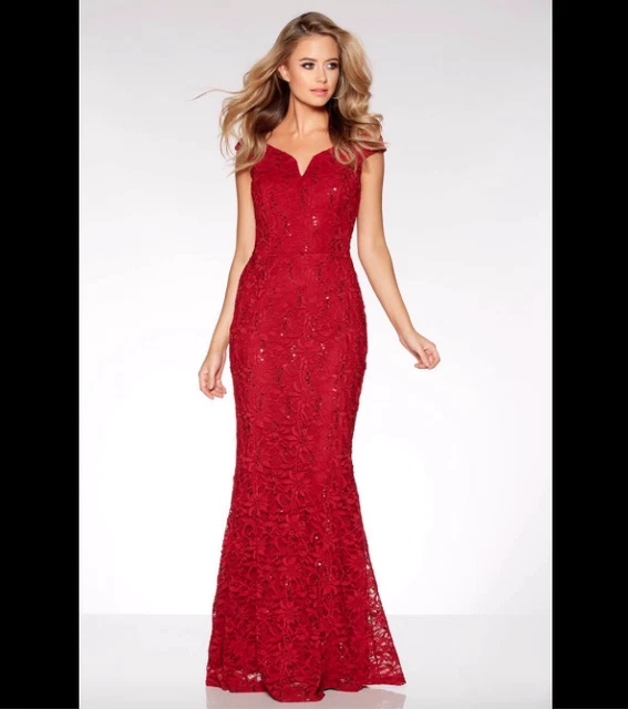 Quiz red discount sequin dress