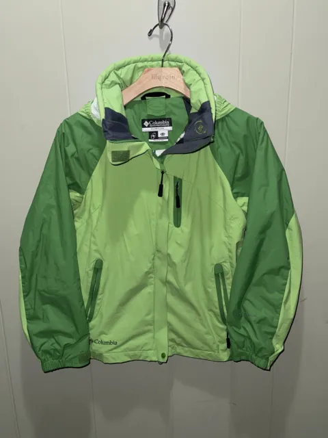 COLUMBIA Omni-Tech Bugaboo Fleece Interchange Waterproof Coat Jacket Sz 10/12