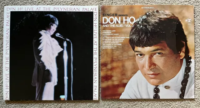 DON HO - LIVE Polynesian Palace & The Aliis Vol. 2 - LP RS6461 * EX/ Near MINT