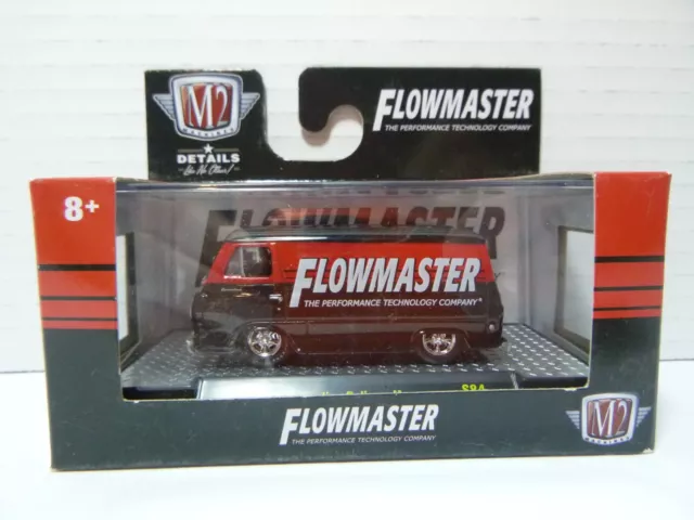 M2 Machines 1963 FORD ECONOLINE DELIVERY VAN - FLOWMASTER - LE 4,875 - MIB/NEW