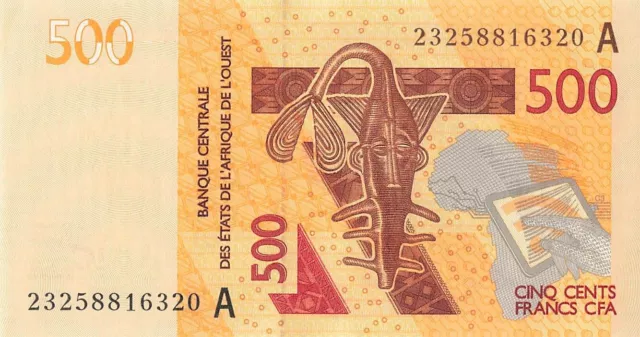 West African States (Ivory Coast) 500 Francs 2023 UNC