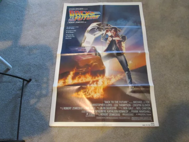 BACK TO THE FUTURE Original 1-sheet Movie Poster 1985