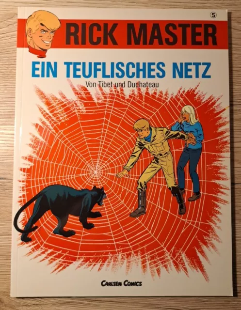 Rick Master - 5 Ein teuflisches Netz / 1988 / Duchateau/Tibet / Carlsen