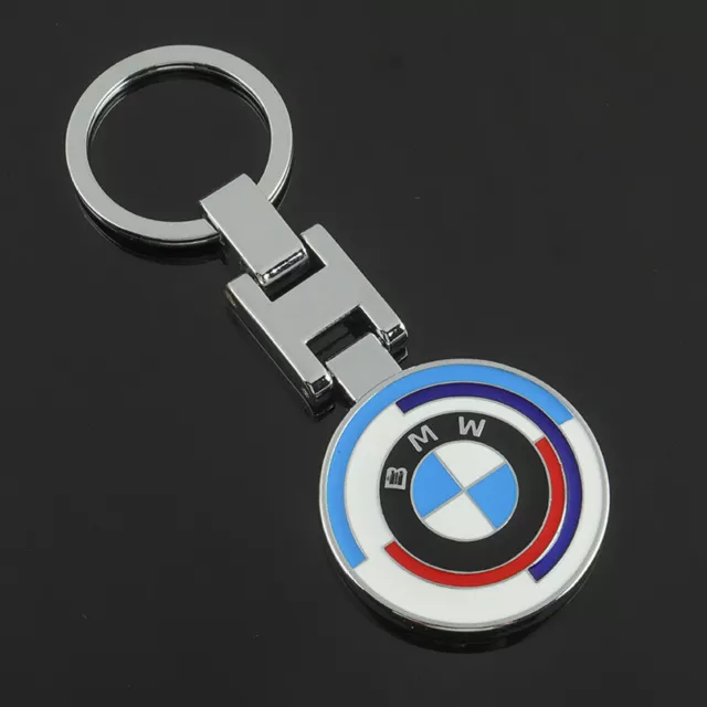 50 YEARs BMW Logo Metal Car Keyring Keychain Metal Key Ring AUS