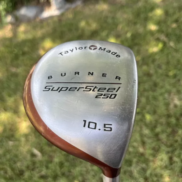 TaylorMade Burner Super Steel 250 Driver 10.5° Regular Flex R-80 Bubble Shaft