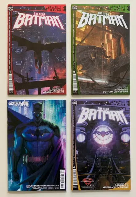 The Next Batman #1, 2, 3 & 4 komplette Serie. Future State (DC 2021) NM