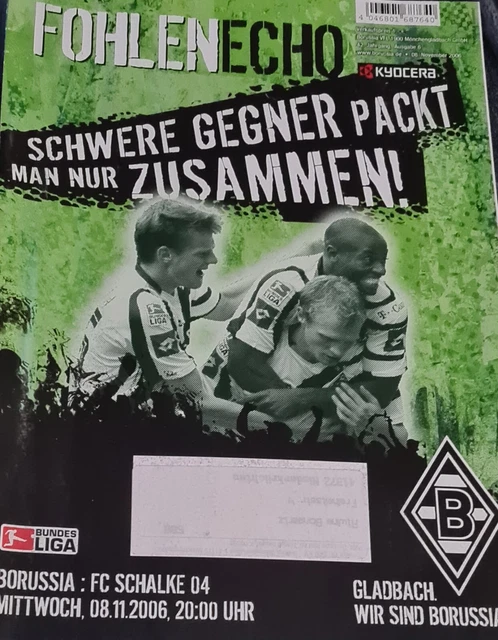 2006/07 1.BUNDESLIGA BORUSSIA Mönchengladbach FC Schalke 04 EUR 2,99