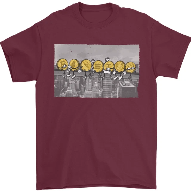 Monopoly Man Jumping For Joy Bitcoin T-Shirt - Crypto To The Moon Design, Unisex Cotton Tee