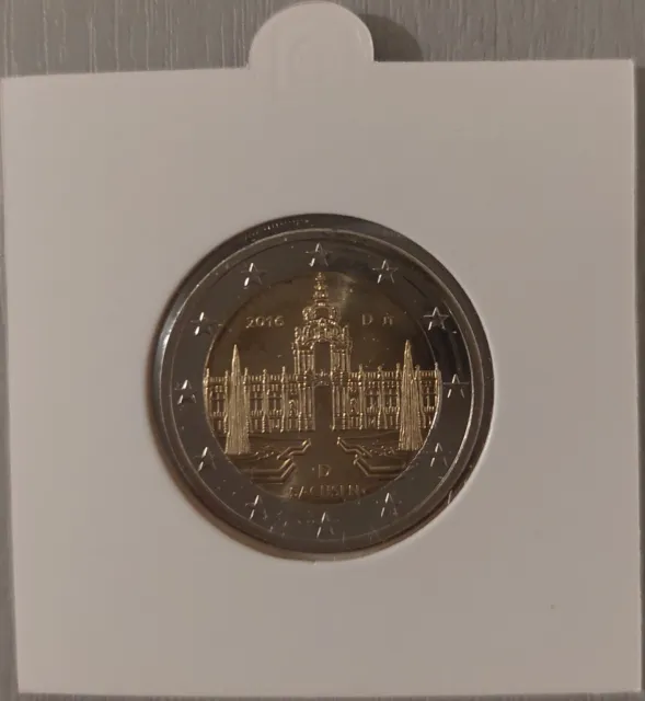 Pièces de 2 Euros Commémorative - 2016 – Allemagne – Palais Zwinger