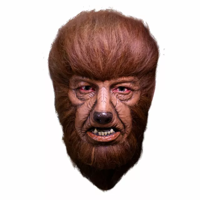 Adult Trick Treat Studio Chaney Wolfman Hairy Mask Halloween Costume Accessory