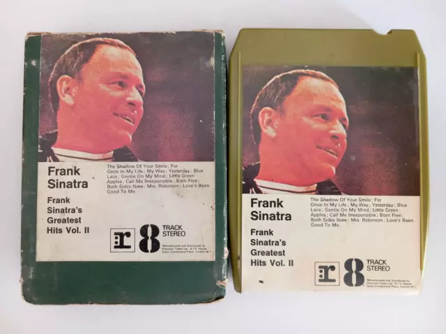 Frank Sinatras Greatest Hits Vol.2 8 Track Tape Cartridge [I combine Postage]