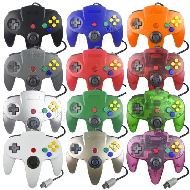 Wired Controller Compatible With Nintendo 64 N64 Joystick Video Game Console