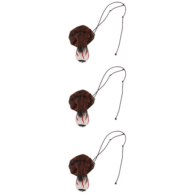 3x Divertida Novela Decorativa Zombie Globo Ocular Halloween Ojos Scary Halloween Utilería