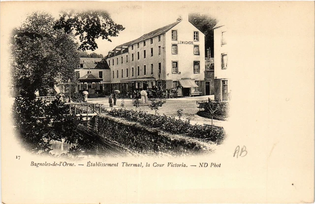 CPA BAGNOLES-de-l'ORNE-Établissement Thermal la Cour Victoria (435293)