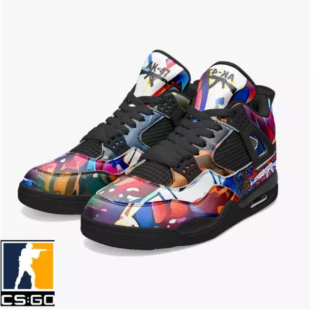 CSGO AK47 Skin Sportschuhe Sneaker Turnschuhe Laufschuhe Freizeit Schuhe Herren