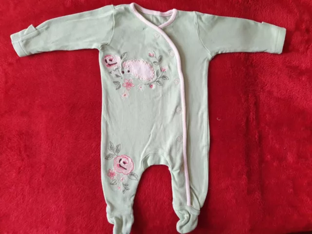 Baby Girls Sleepsuit Size Newborn Brand Nutmeg