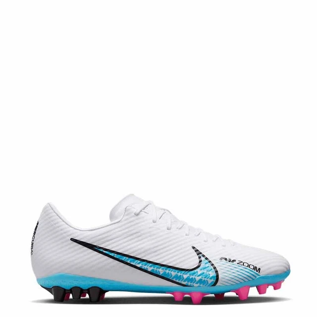 Scarpe Calcio Nike Vapor 15 academy uomo bianco azzurro calcetto scarpini indoor