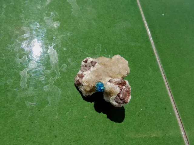 Minerales " Fantastica Rosa De Cavansita En Matriz De Stilbita India  -  5G20 "