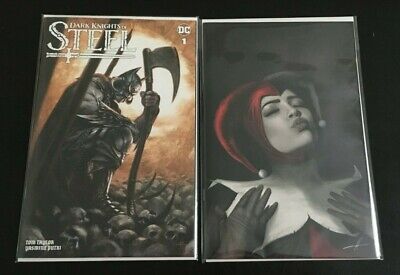 (2) Dark Knights of Steel 1 Comic Books - Cohen Virgin + Dell'Otto Variant Cover