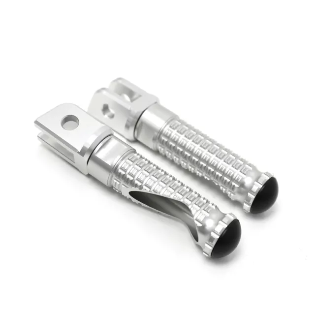 For Aprilia Mana 850 07-17 16 15 14 13 Silver Mpro Front Motorcycle Foot Pegs