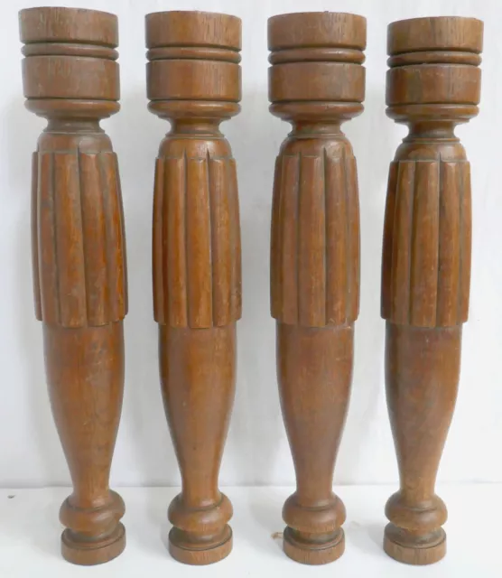 DECORATION ancienne, 4 PIEDS de TABLE, ou COLONNES, ART DECO n°6