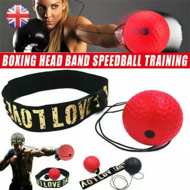 Boxing Fight Ball Punch Exercise Head Band Reflex Speed Training Equipment jp