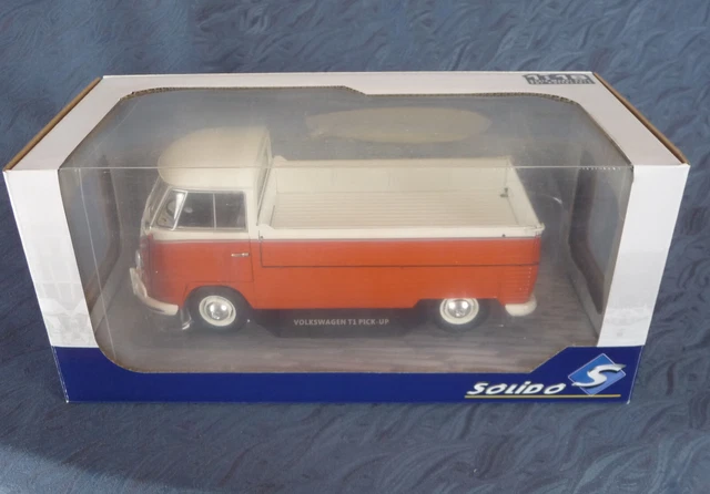 Voiture miniature au 1/18: VOLKSWAGEN T1 Pick-up 1964 de SOLIDO, neuve en boîte