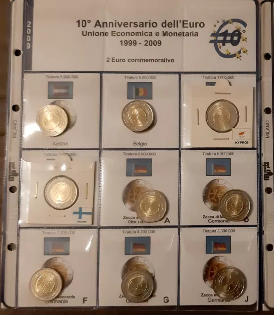 2 EURO Commemorativo 10° Anniversario