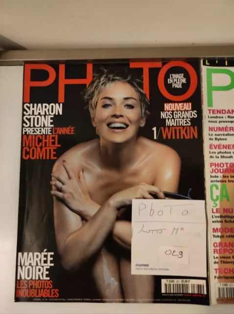 PHOTO Francese  n° 2 Riviste n° 377 - 367 con Sharon Stone   Lotto 023