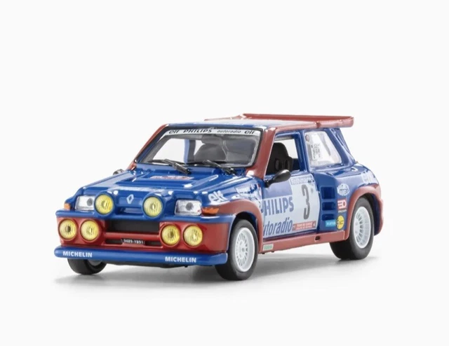 MC43 DECAL 1/ 43 - RENAULT 5 turbo TDC - PHILIPS - SABY- RALLYE 1000 LACS 1984