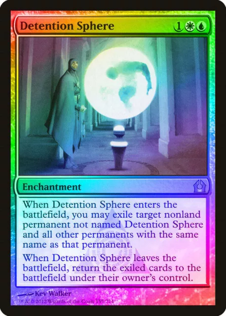 mtg magic Detention Sphere de détention FOIL ENGLISH ravnica