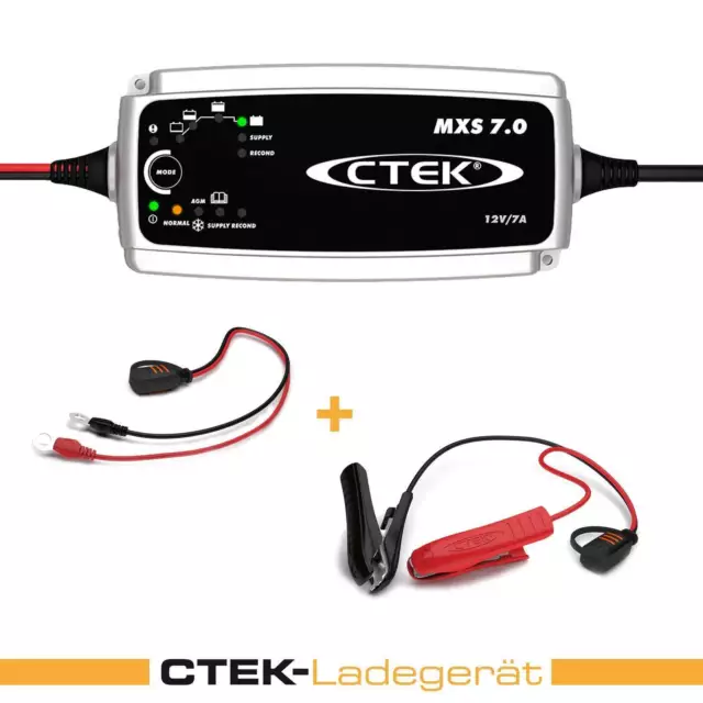 CTEK MXS 7.0 Batterie Ladegerät 12V 7A Supply Mode Akku Power KFZ PKW Motorrad