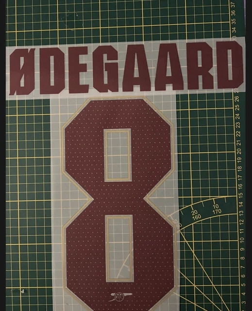 Flocage Odegaard #8 – Arsenal Third 2024-2026 – Version Domicile