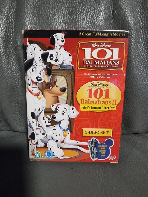 101 DALMATIANS 3 Disc Box Set Includes Patches London Adventure Region ...