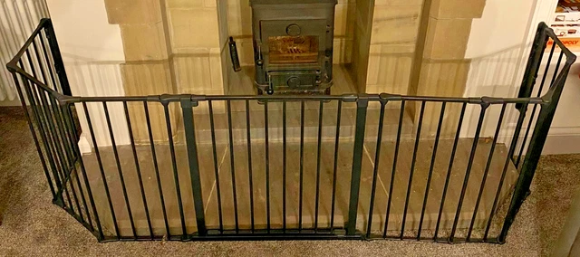 BABYDAN FLEX EXTRA Large Hearth Gate Baby Safety Fire Guard Black £52. ...