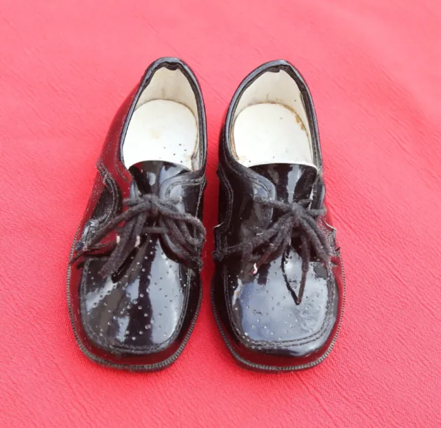 chaussures vintage enfant verni noir neuves pointure 20