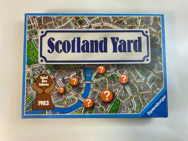 Scotland Yard Brettspiel Gesellschaftsspiel Ravensburger 1983 100% Vollständig