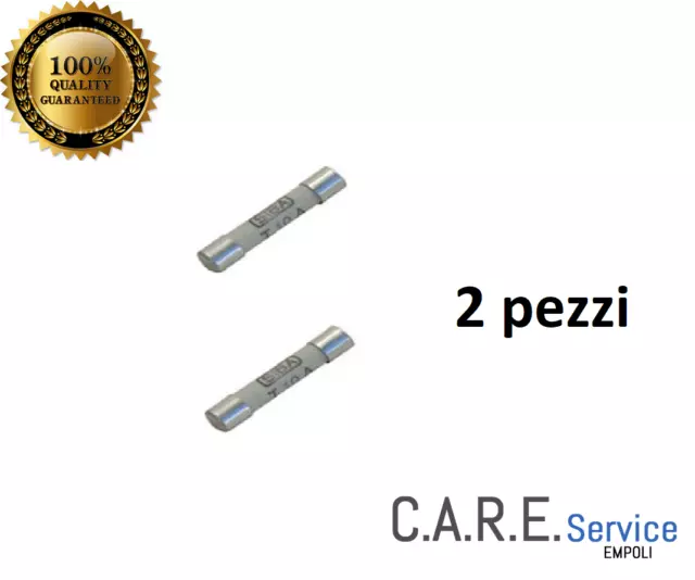 Fusible Retardé 6.3 X 32 MM 500V 10A Ampère Fusibles En Ceramica. 2 Pièces