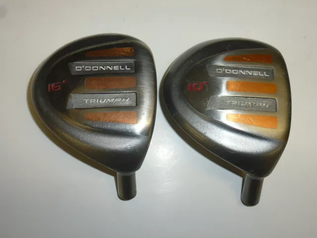 O'donnell Triumph 10 & 16 Degree Driver Golf Club Heads, Rh