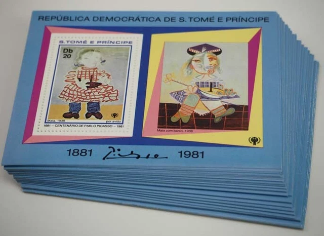1981 Sao Tome; 100 Blocks Maja, postfrisch/MNH, Bl. 74 1981 Sao Tome; 100 Blocks Maja, postfrisch/MNH, Bl. 74